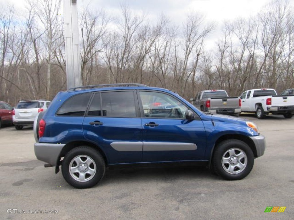 2004 RAV4 4WD - Spectra Blue Mica / Dark Charcoal photo #4