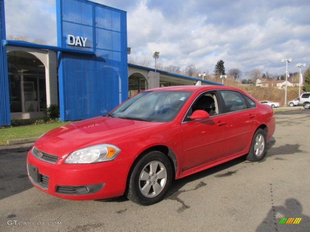 2010 Impala LT - Victory Red / Gray photo #1