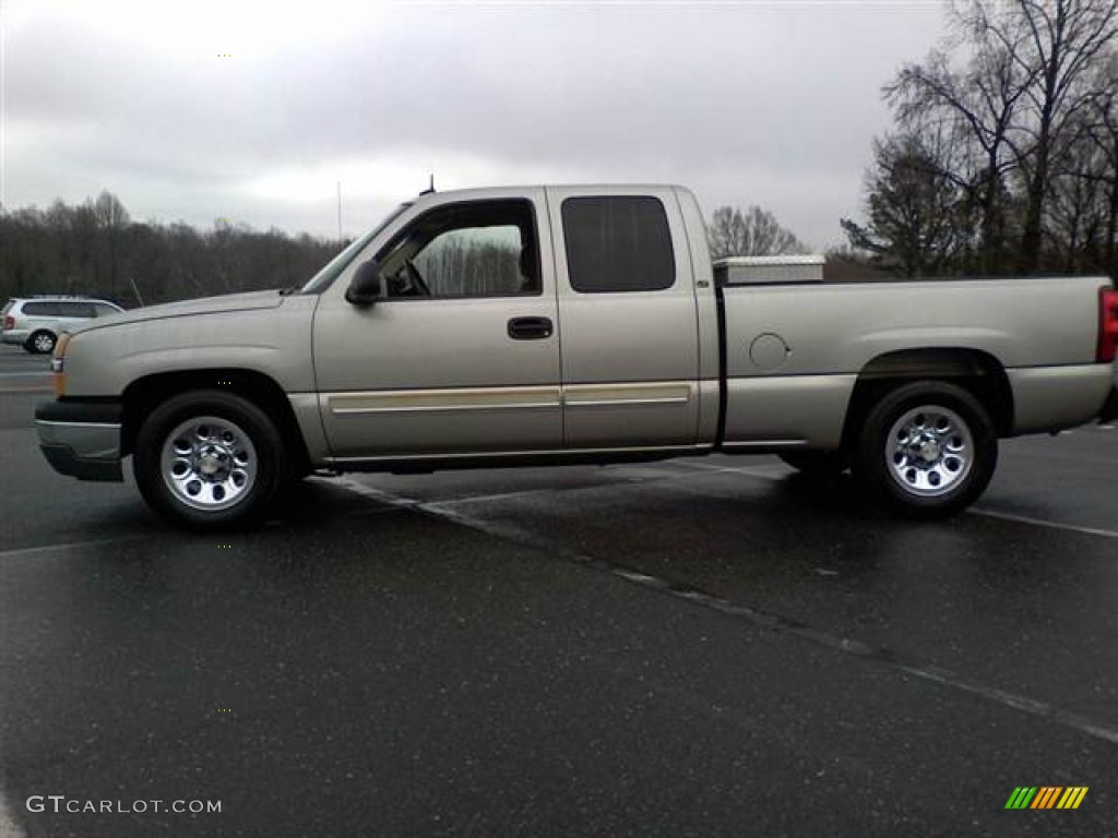 2003 Silverado 1500 LT Extended Cab - Light Pewter Metallic / Tan photo #18