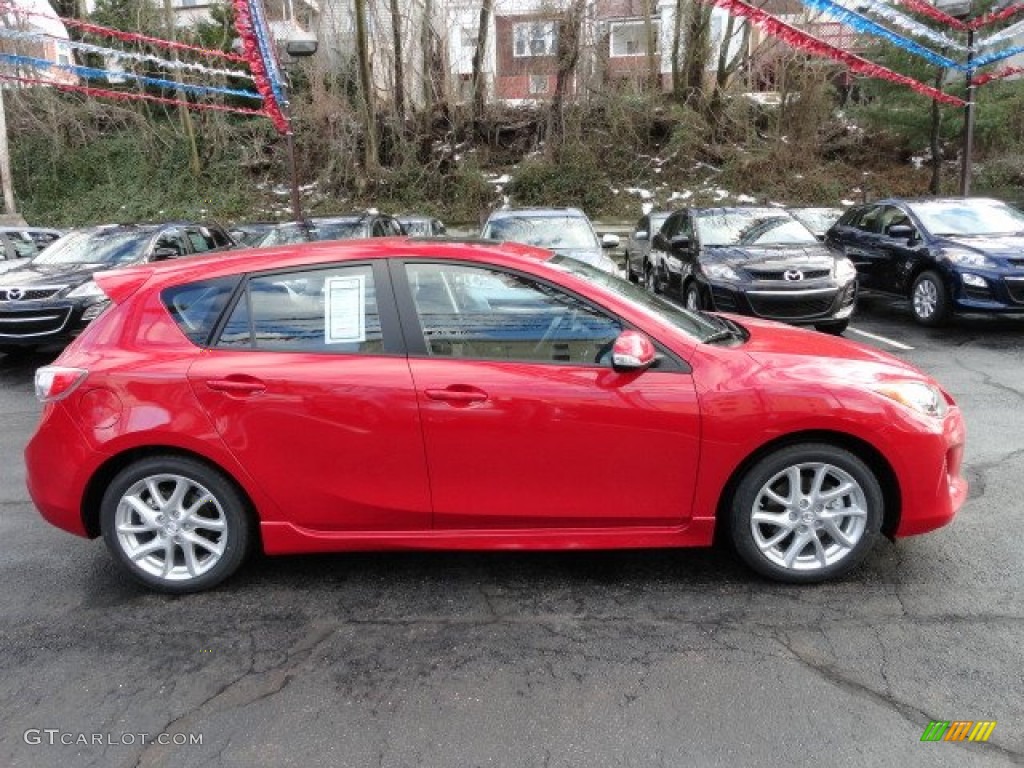 Velocity Red Mica 2012 Mazda MAZDA3 s Touring 5 Door Exterior Photo #60060715