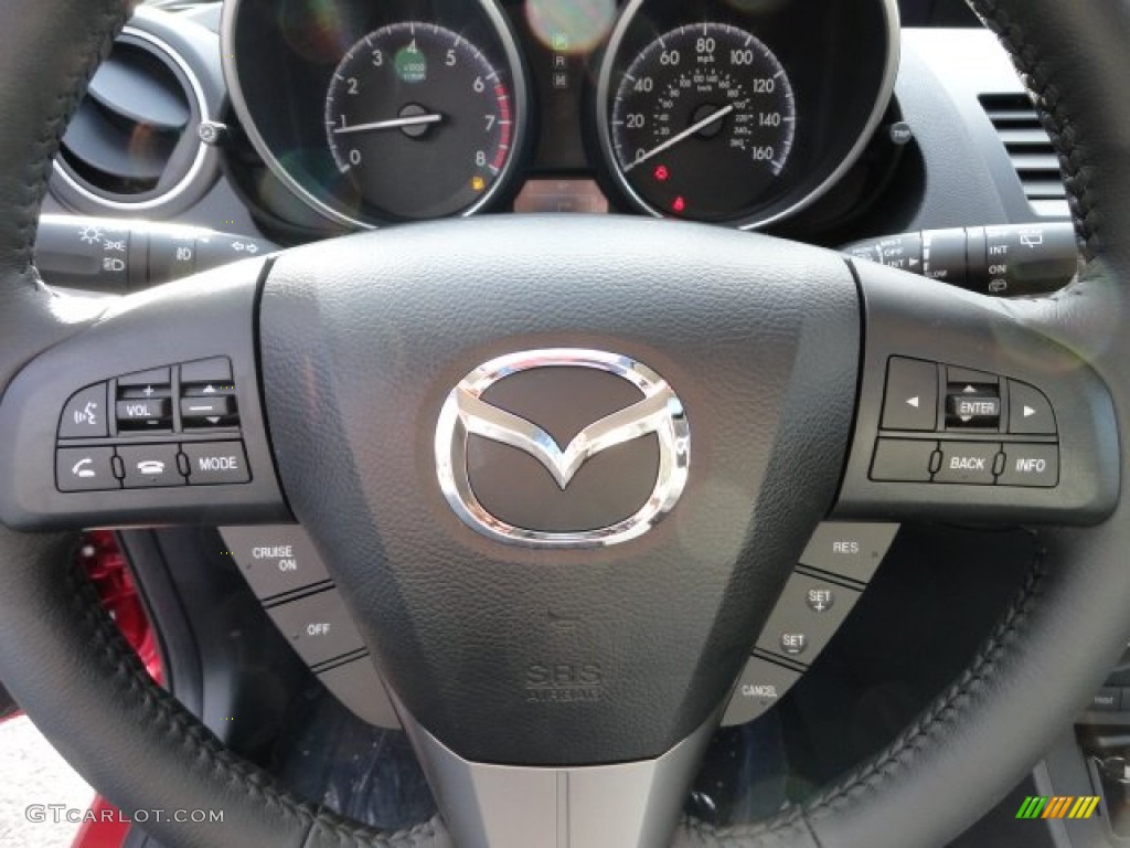 2012 Mazda MAZDA3 s Touring 5 Door Steering Wheel Photos