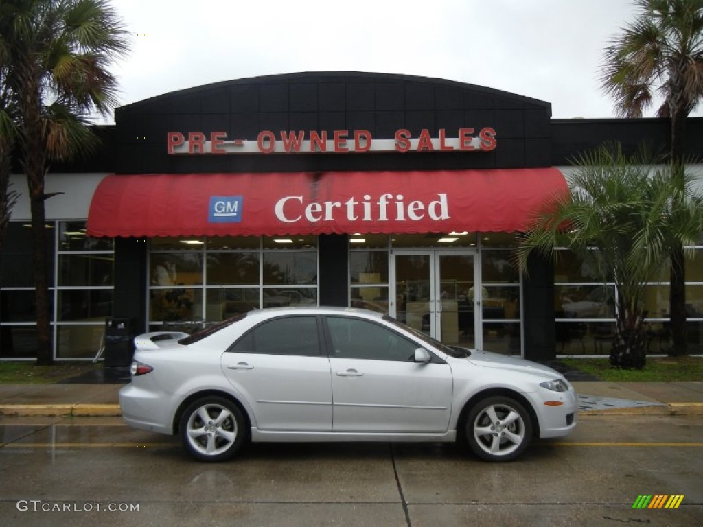 2008 MAZDA6 i Touring Sedan - Silver Metallic / Black photo #1