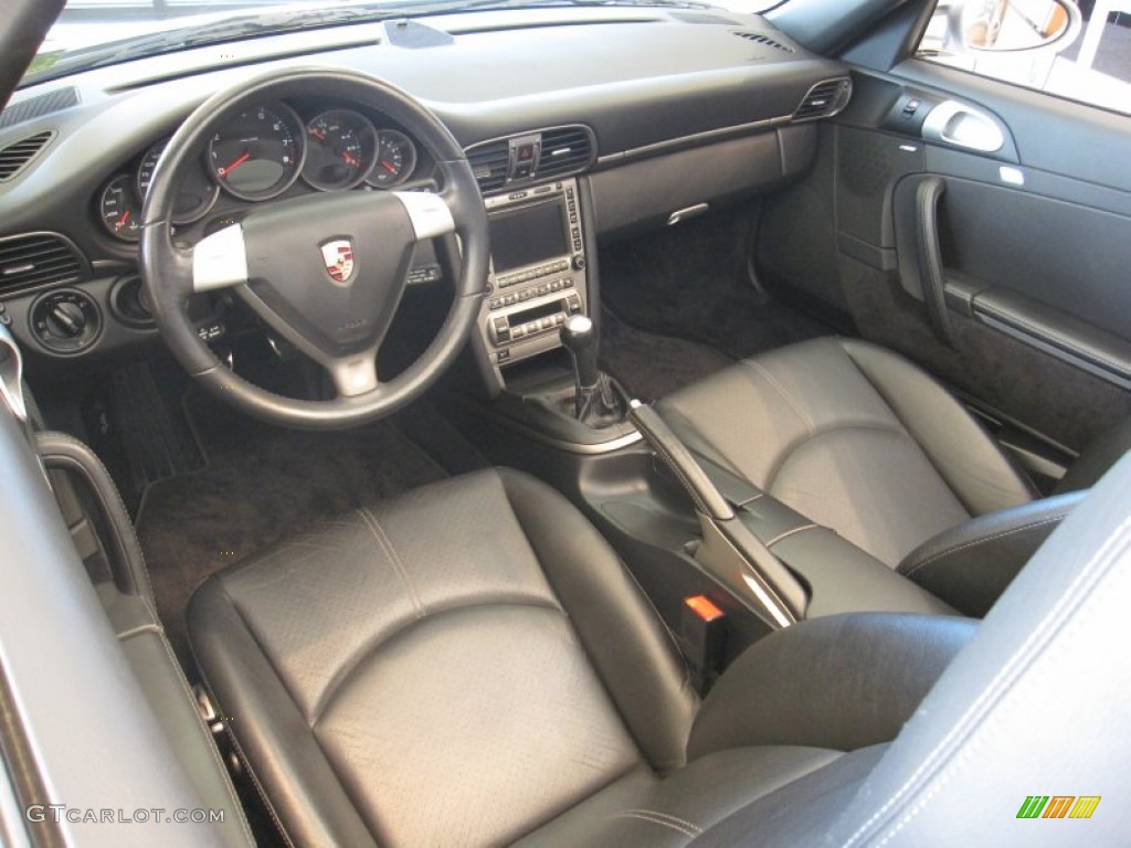 Black Interior 2006 Porsche 911 Carrera Cabriolet Photo #60061335