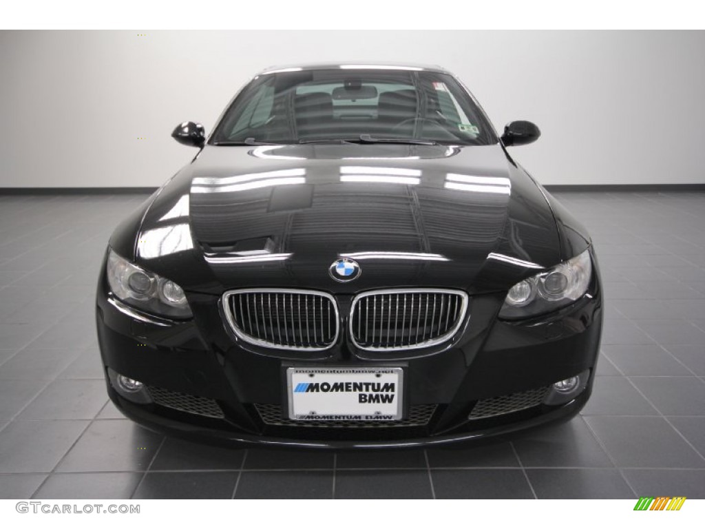 2008 3 Series 335i Convertible - Jet Black / Black photo #6