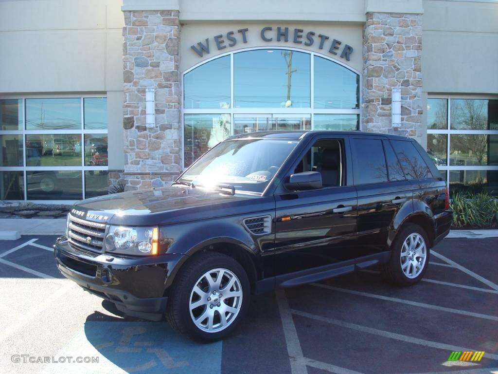 2008 Range Rover Sport HSE - Santorini Black / Ebony Black photo #1