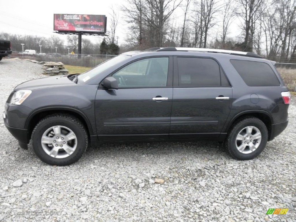 Carbon Black Metallic 2012 GMC Acadia SLE Exterior Photo #60062186