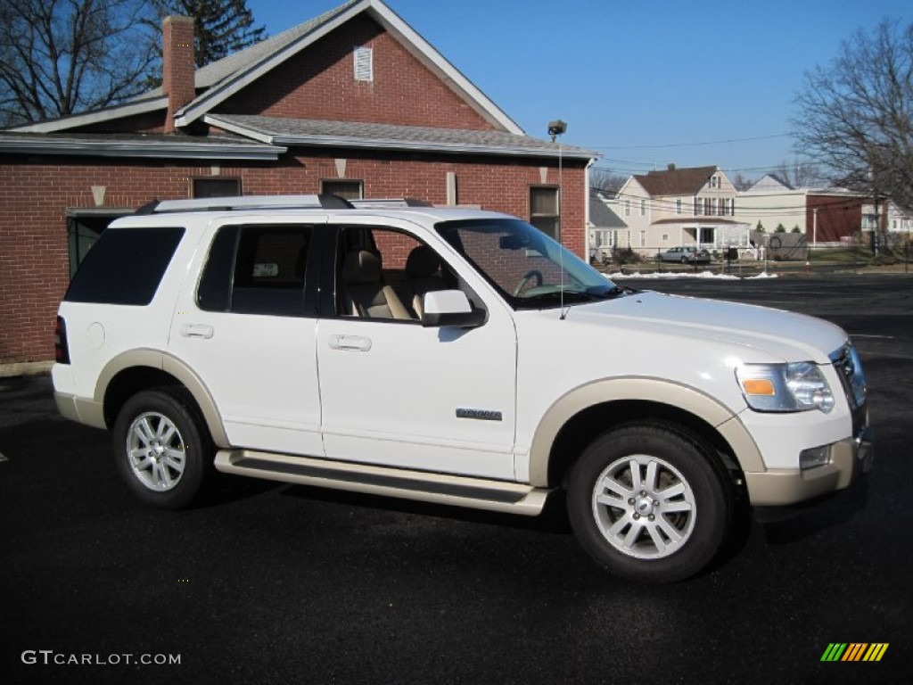 2006 Explorer Eddie Bauer - Oxford White / Camel photo #9