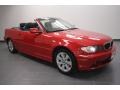 2005 Electric Red BMW 3 Series 325i Convertible  photo #1