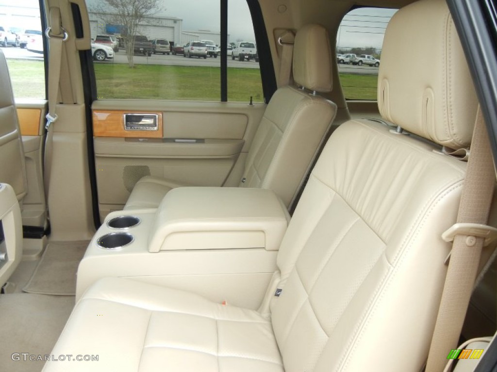 Camel/Sand Piping Interior 2008 Lincoln Navigator L Elite Photo #60064731