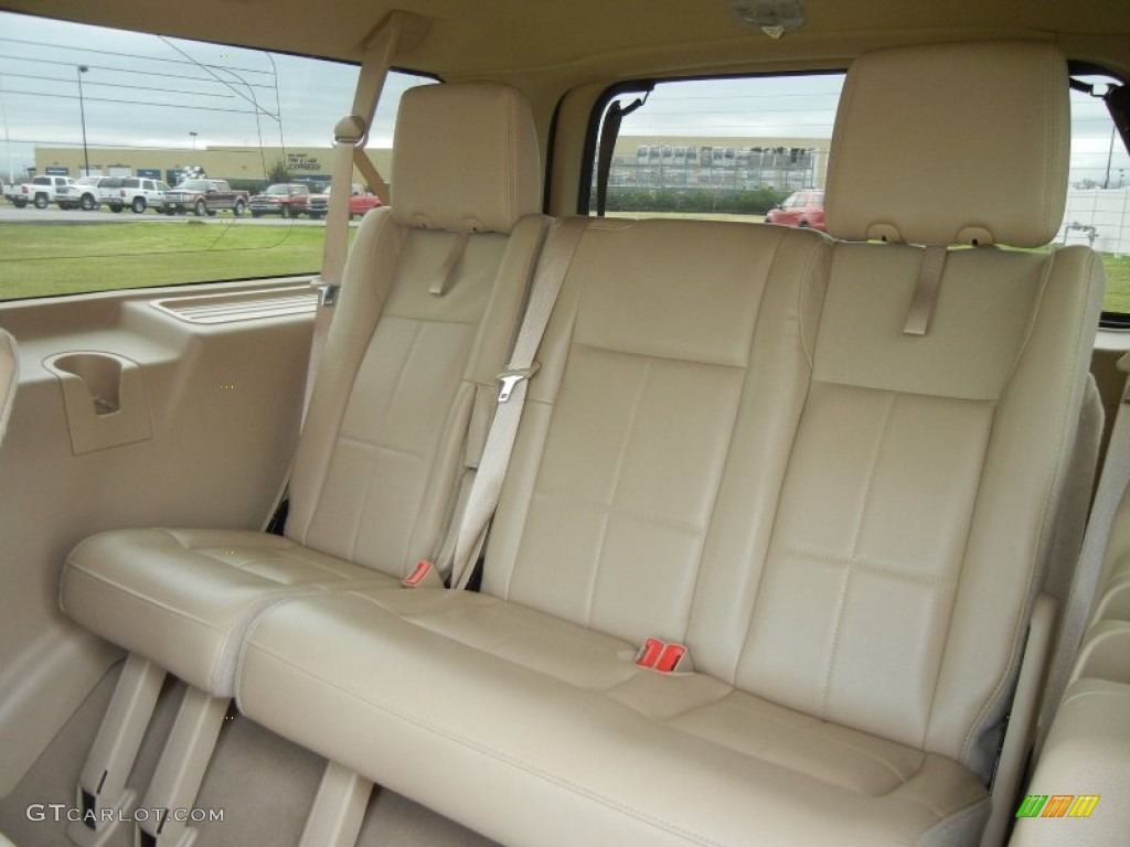 Camel/Sand Piping Interior 2008 Lincoln Navigator L Elite Photo #60064740