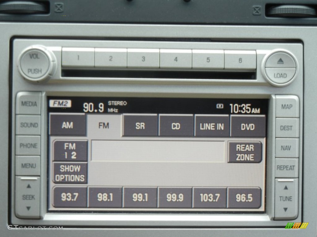2008 Lincoln Navigator L Elite Audio System Photos