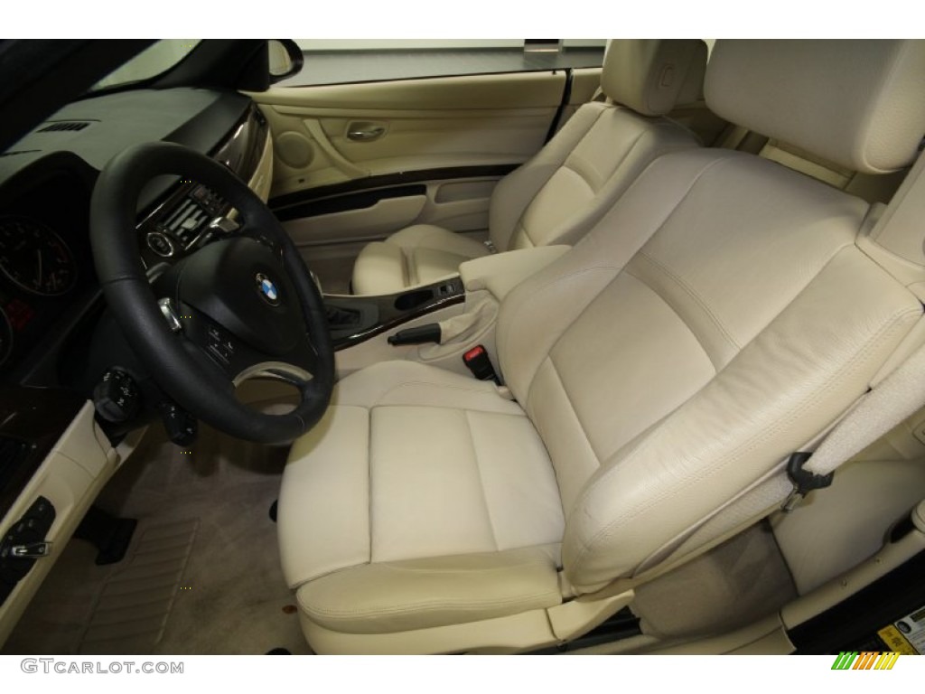 2009 3 Series 328i Convertible - Black Sapphire Metallic / Cream Beige Dakota Leather photo #3