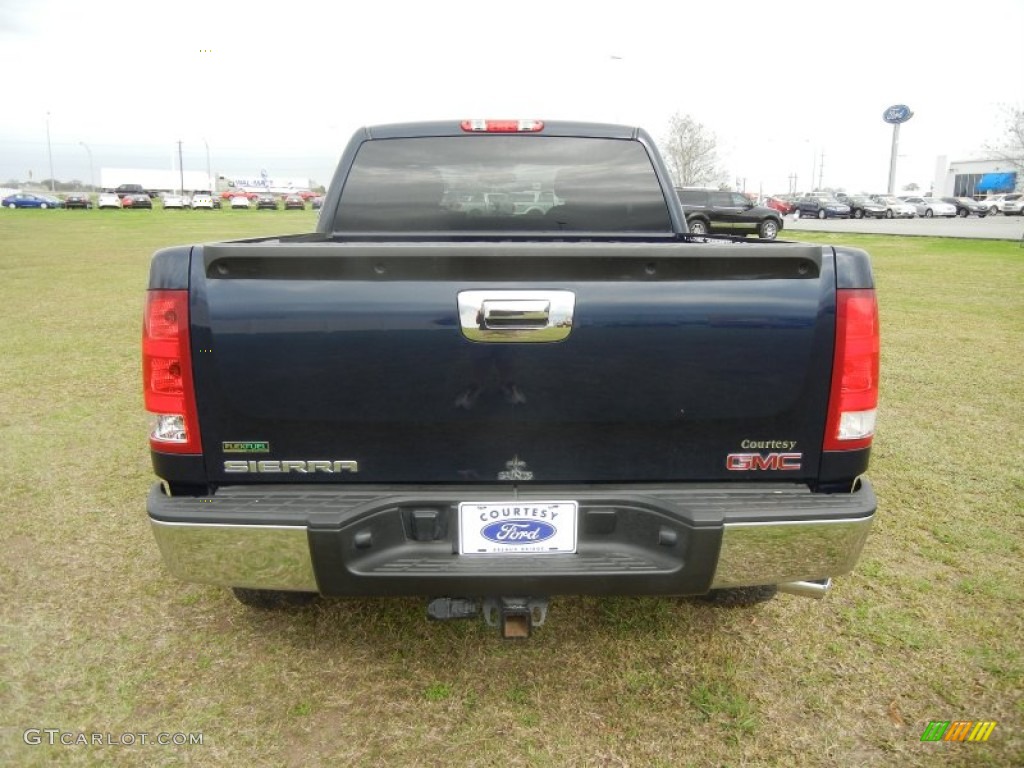 2010 Sierra 1500 SL Extended Cab - Midnight Blue Metallic / Ebony photo #3