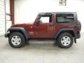 Red Rock Crystal Pearl 2010 Jeep Wrangler Sport 4x4 Exterior