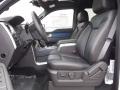 Raptor Black Leather/Cloth with Blue Accent Interior Photo for 2012 Ford F150 #60065874
