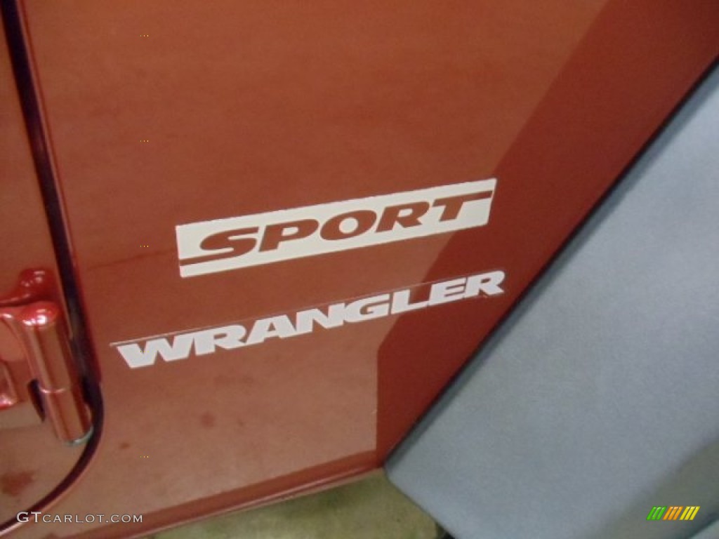 2010 Jeep Wrangler Sport 4x4 Marks and Logos Photo #60066093
