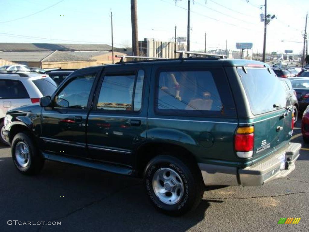 1996 Explorer XLT 4x4 - Deep Emerald Green Metallic / Beige photo #5