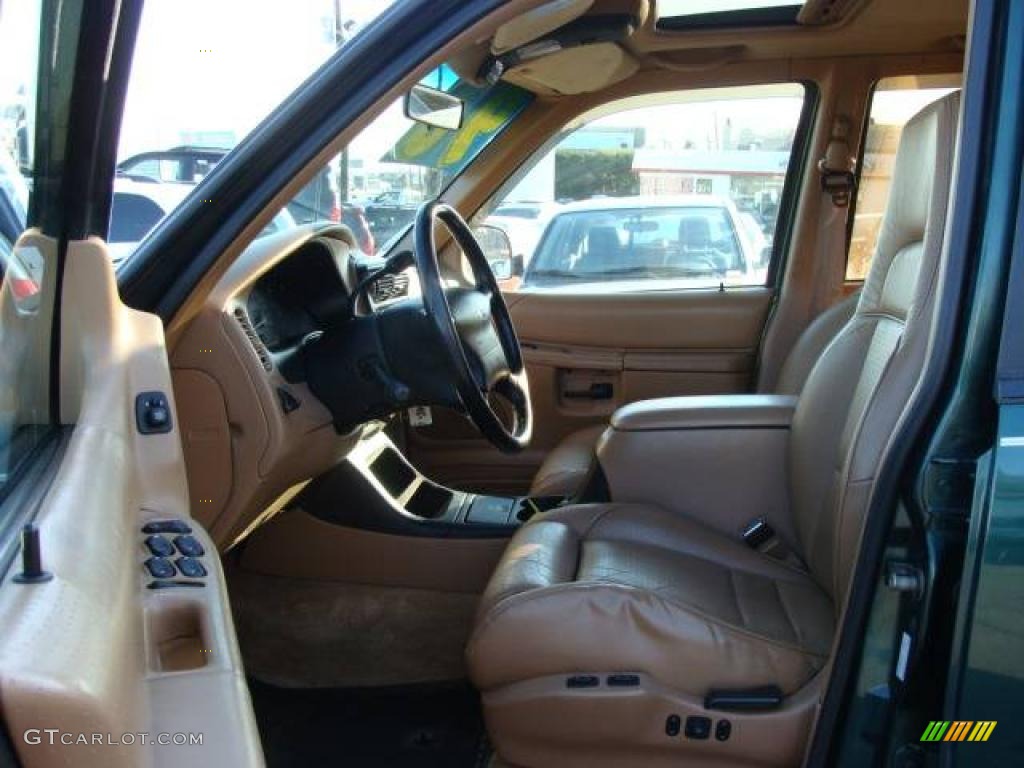 1996 Explorer XLT 4x4 - Deep Emerald Green Metallic / Beige photo #7