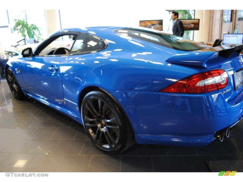2012 XK XKR-S Coupe - French Racing Blue / Warm Charcoal/Warm Charcoal photo #3
