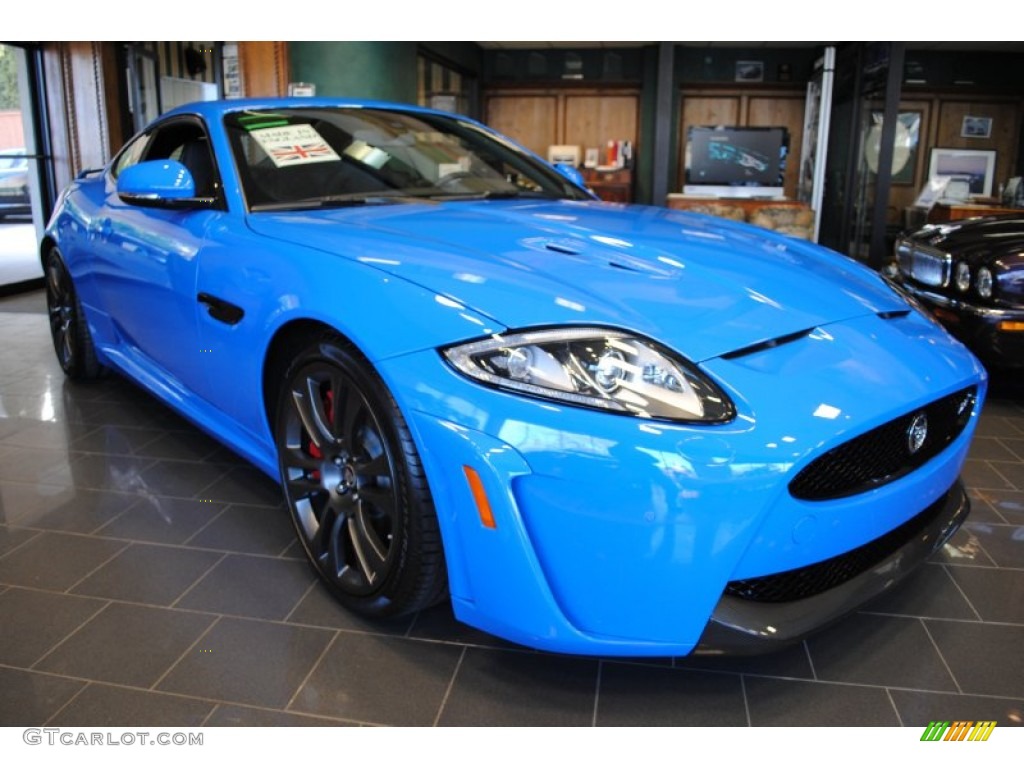 2012 XK XKR-S Coupe - French Racing Blue / Warm Charcoal/Warm Charcoal photo #6