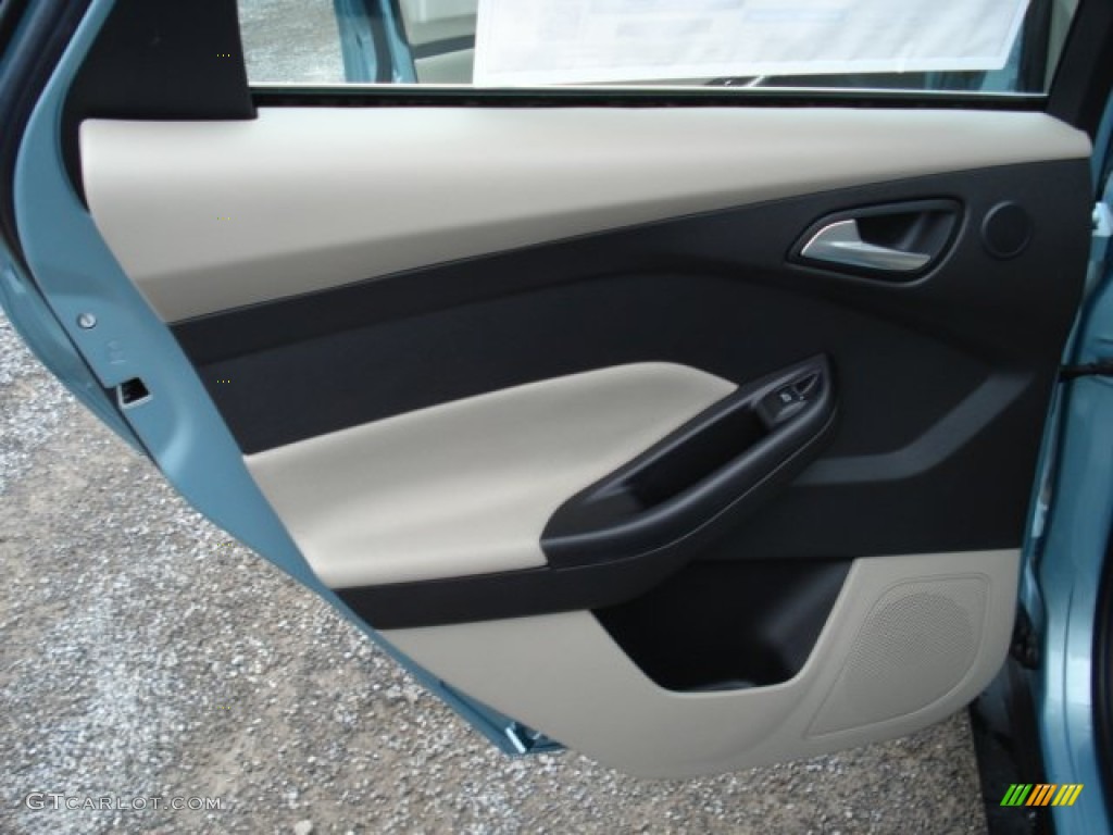 2012 Ford Focus SEL Sedan Stone Door Panel Photo #60067011