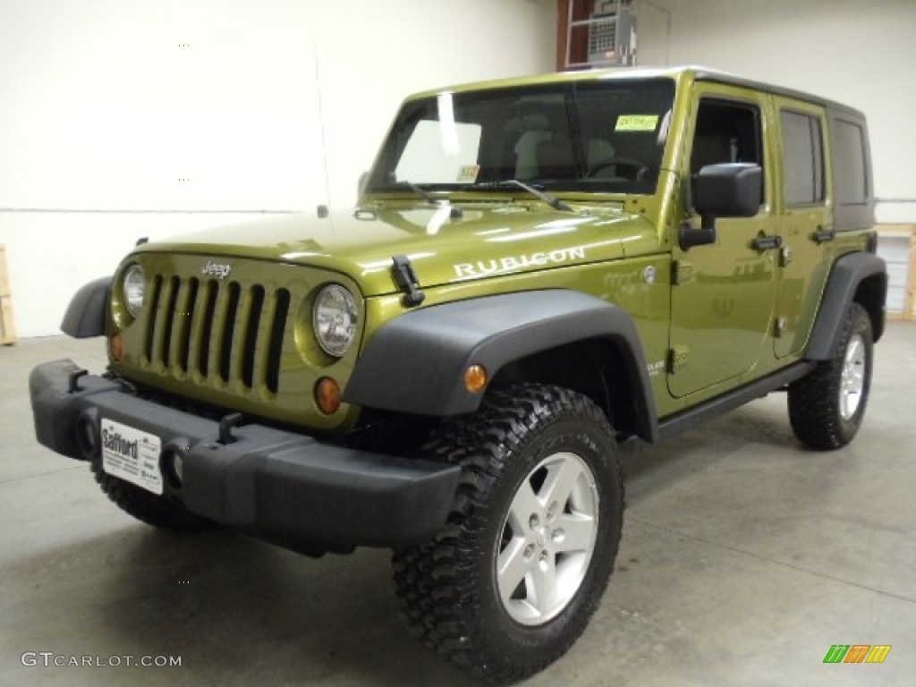 Rescue Green Metallic Jeep Wrangler Unlimited