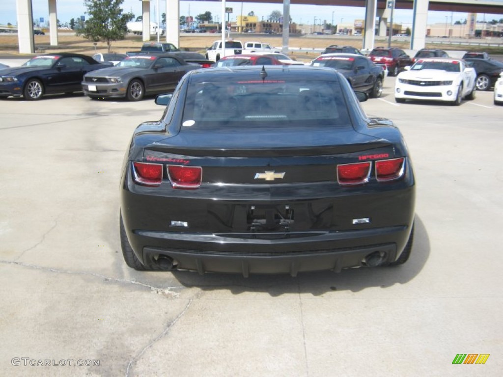 2010 Camaro SS Hennessey HPE600 Supercharged Coupe - Black / Black photo #4