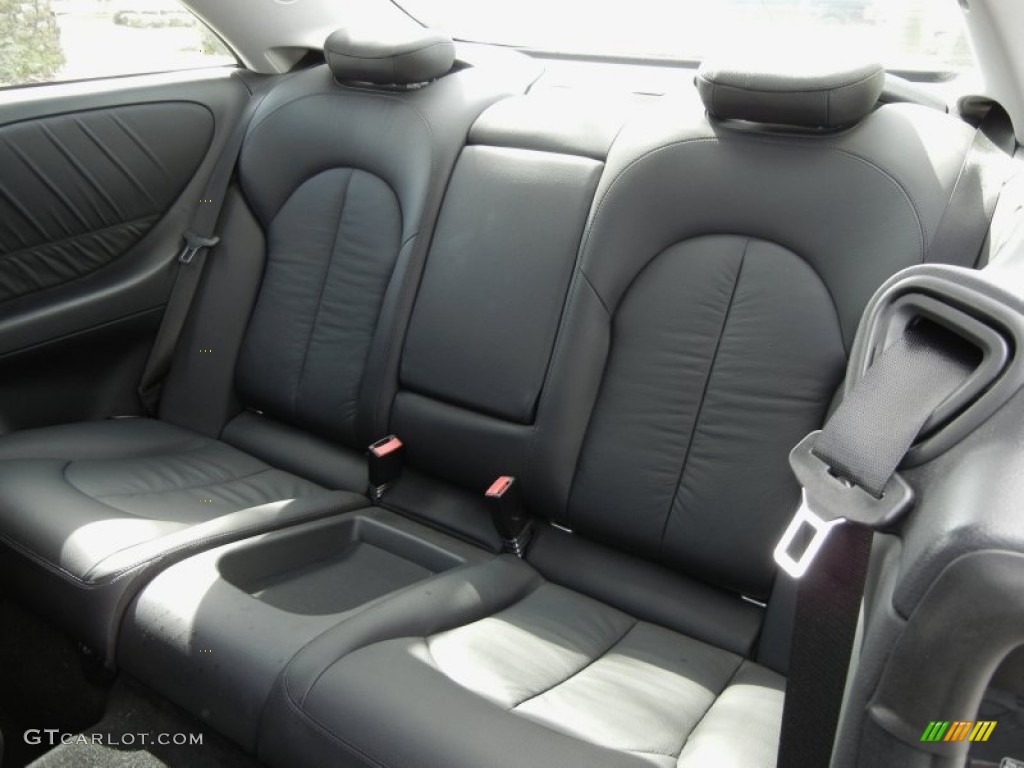 Black Interior 2009 Mercedes-Benz CLK 350 Coupe Photo #60068863