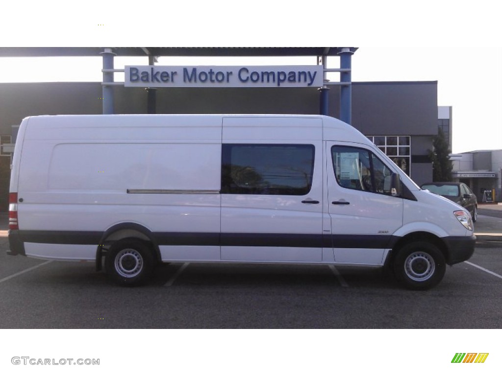 2012 Sprinter 2500 High Roof Cargo Van - Arctic White / Lima Black Fabric photo #1