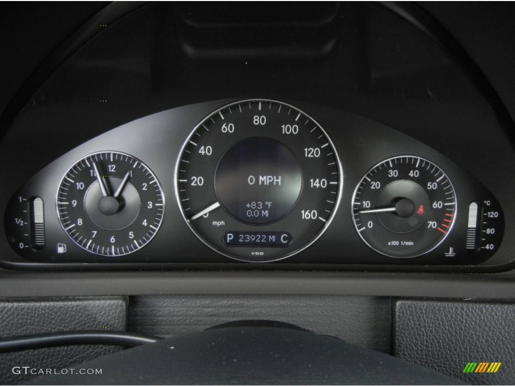 2009 Mercedes-Benz CLK 350 Coupe Gauges Photo #60068925