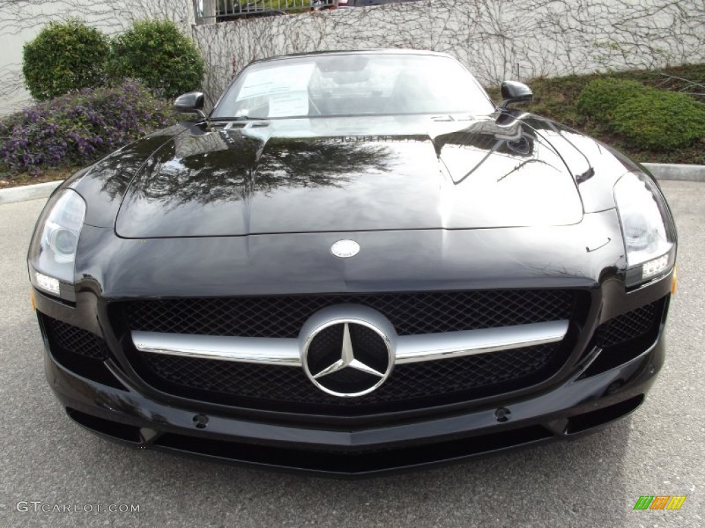 2012 SLS AMG Roadster - Obsidian Black Metallic / designo Black photo #6