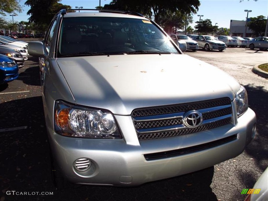 2007 Highlander Hybrid - Millenium Silver Metallic / Ash Gray photo #1