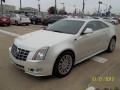 2012 White Diamond Tricoat Cadillac CTS Coupe  photo #1