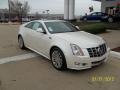 2012 White Diamond Tricoat Cadillac CTS Coupe  photo #2