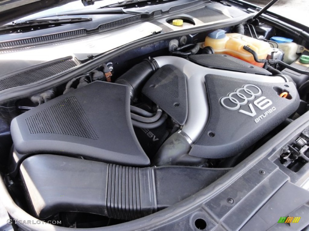 2000 Audi A6 2.7T quattro Sedan 2.7 Liter Twin-Turbocharged DOHC 30-Valve V6 Engine Photo #60073104