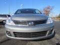 2010 Magnetic Gray Metallic Nissan Versa 1.8 S Hatchback  photo #2