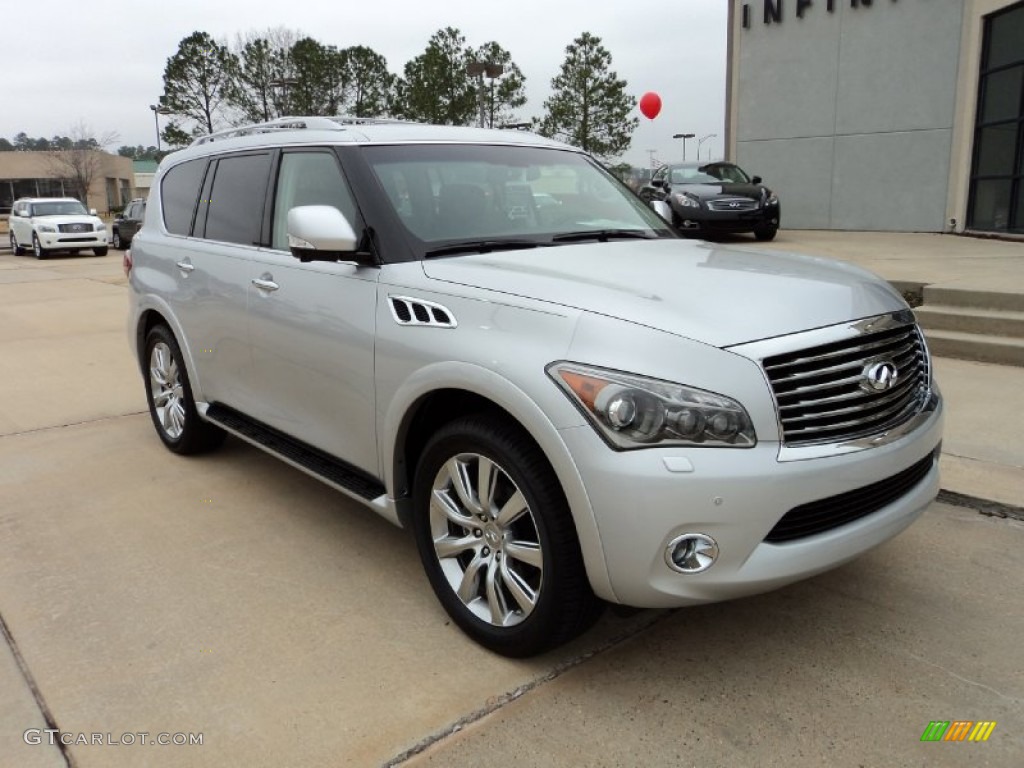 Liquid Platinum 2012 Infiniti QX 56 Exterior Photo #60073650