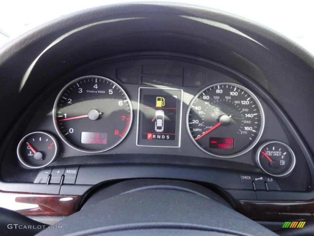 2005 Audi A4 3.2 quattro Sedan Gauges Photo #60073663