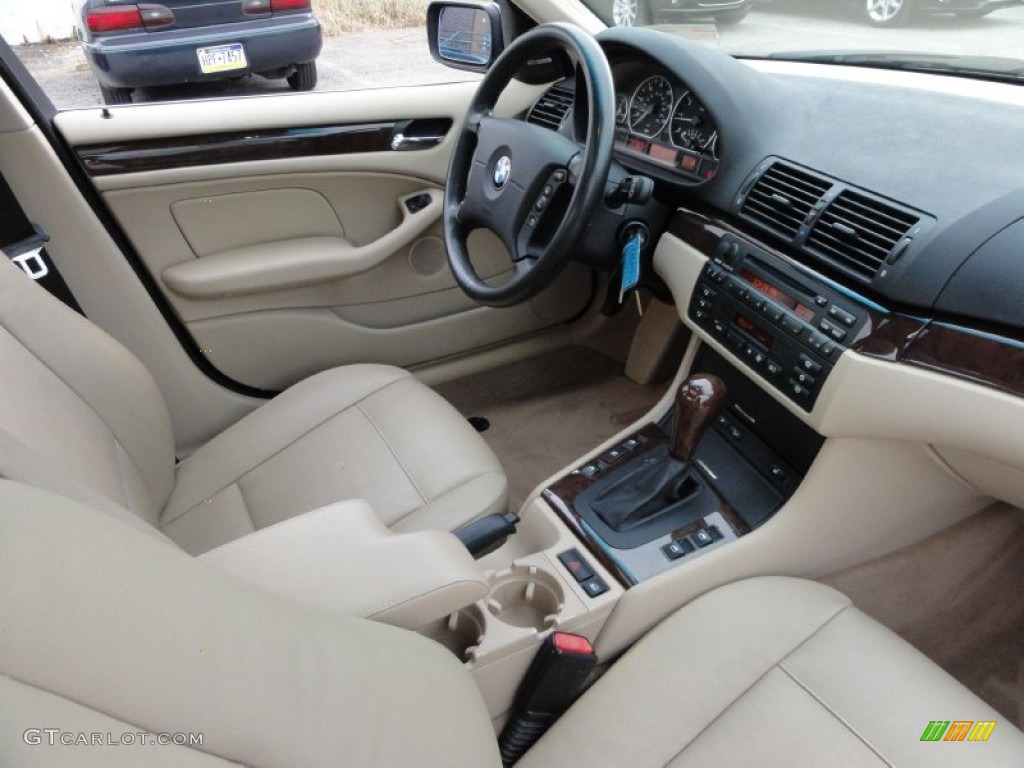 2003 3 Series 330xi Sedan - Orient Blue Metallic / Sand photo #18