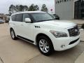 Moonlight White 2012 Infiniti QX 56 4WD Exterior