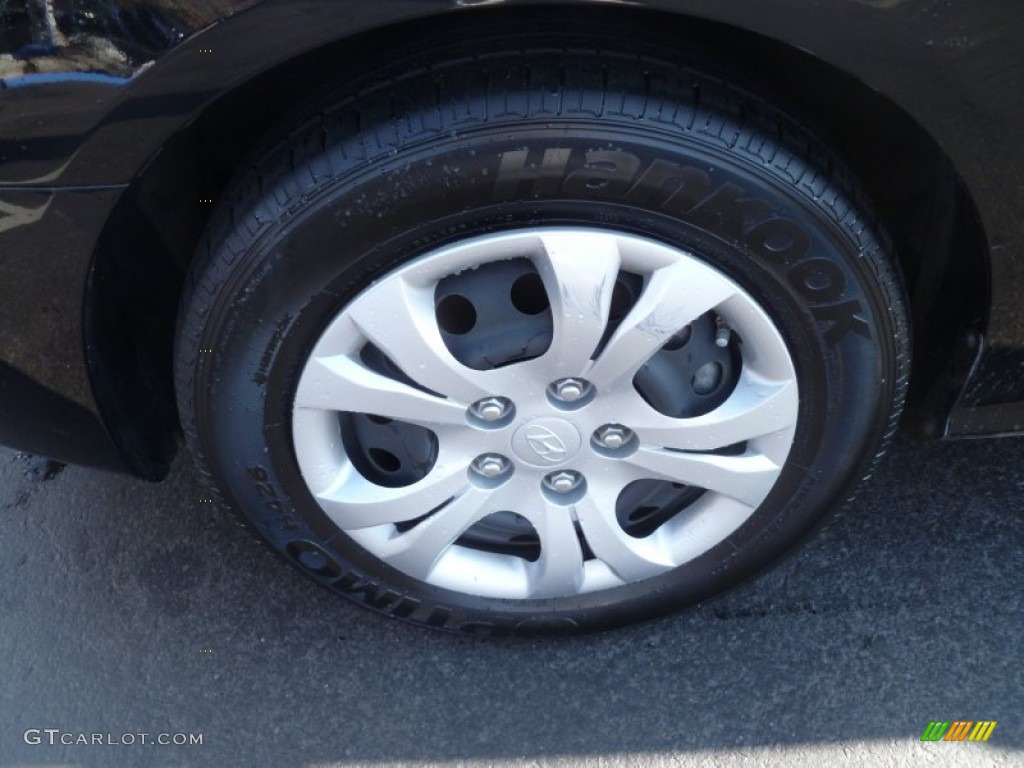 2010 Elantra GLS - Ebony Black / Gray photo #10