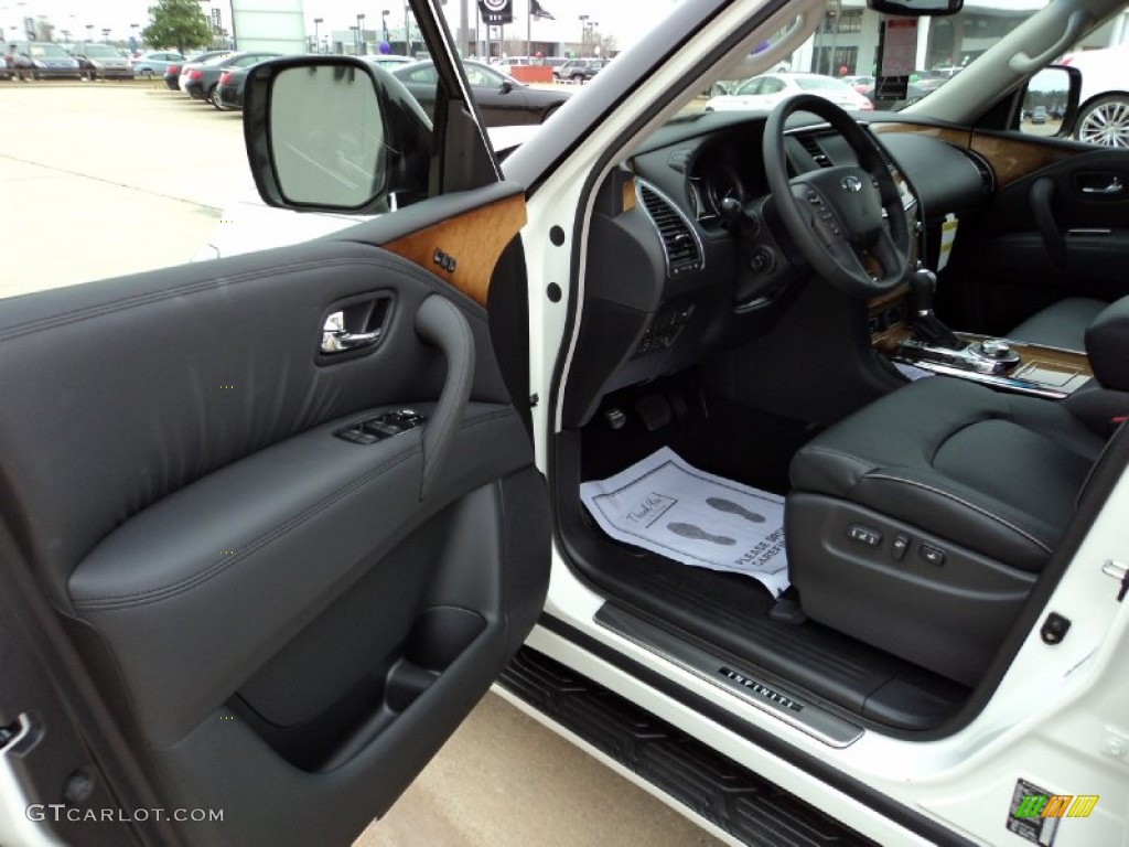 Graphite Interior 2012 Infiniti QX 56 4WD Photo #60074223