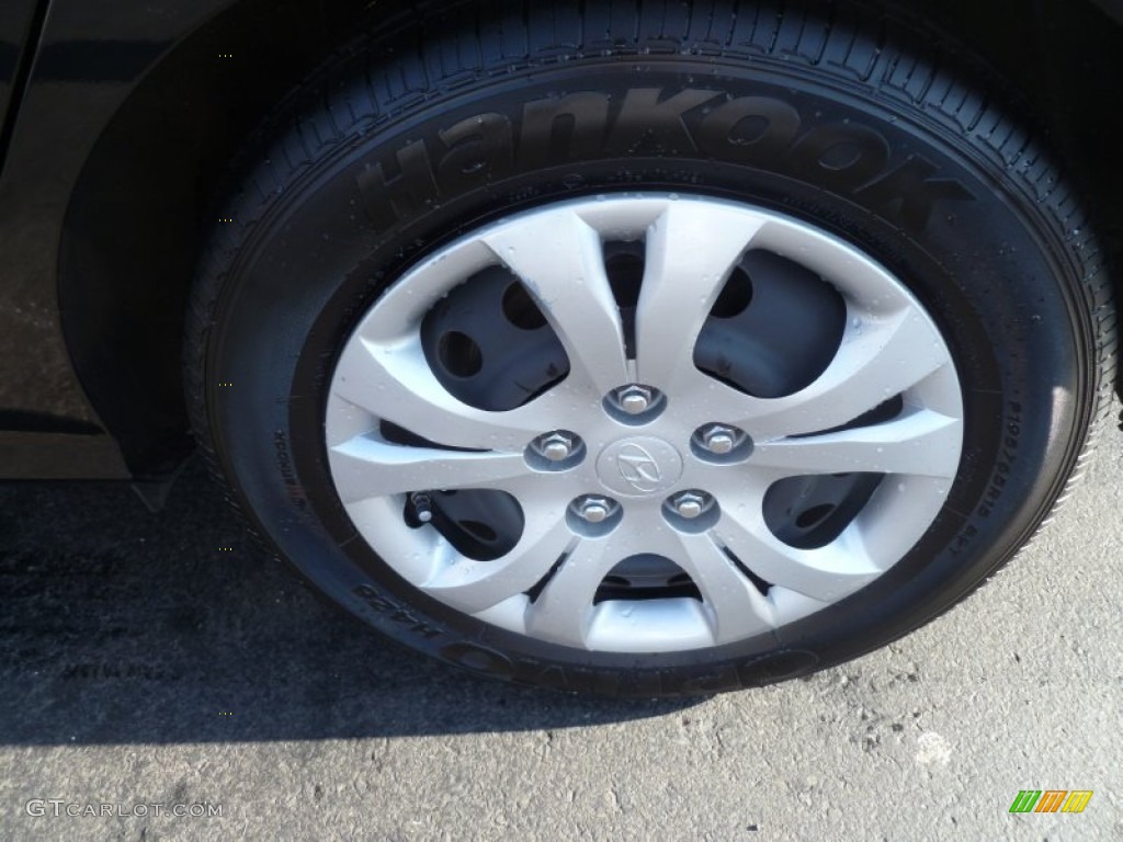 2010 Elantra GLS - Ebony Black / Gray photo #11