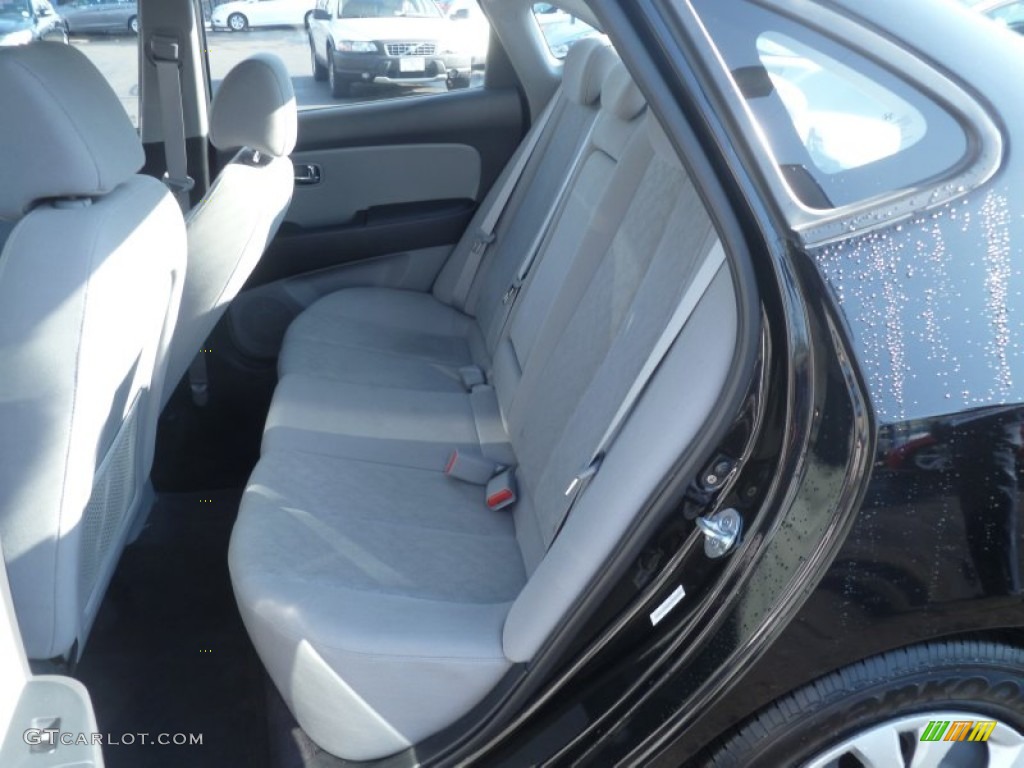 2010 Elantra GLS - Ebony Black / Gray photo #15