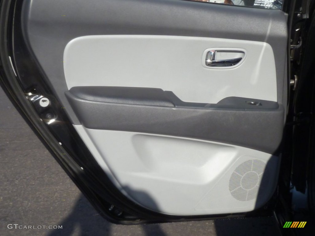 2010 Elantra GLS - Ebony Black / Gray photo #16