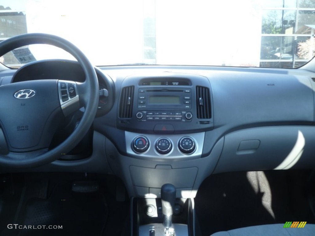 2010 Elantra GLS - Ebony Black / Gray photo #17