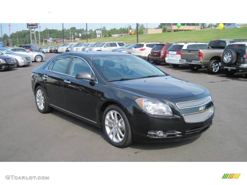 Black Granite Metallic 2010 Chevrolet Malibu LTZ Sedan Exterior Photo #60074844