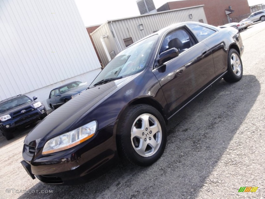 1998 Accord EX V6 Coupe - Black Currant Pearl / Charcoal photo #2