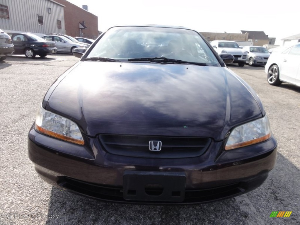 1998 Accord EX V6 Coupe - Black Currant Pearl / Charcoal photo #3