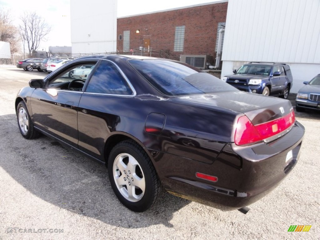1998 Accord EX V6 Coupe - Black Currant Pearl / Charcoal photo #10